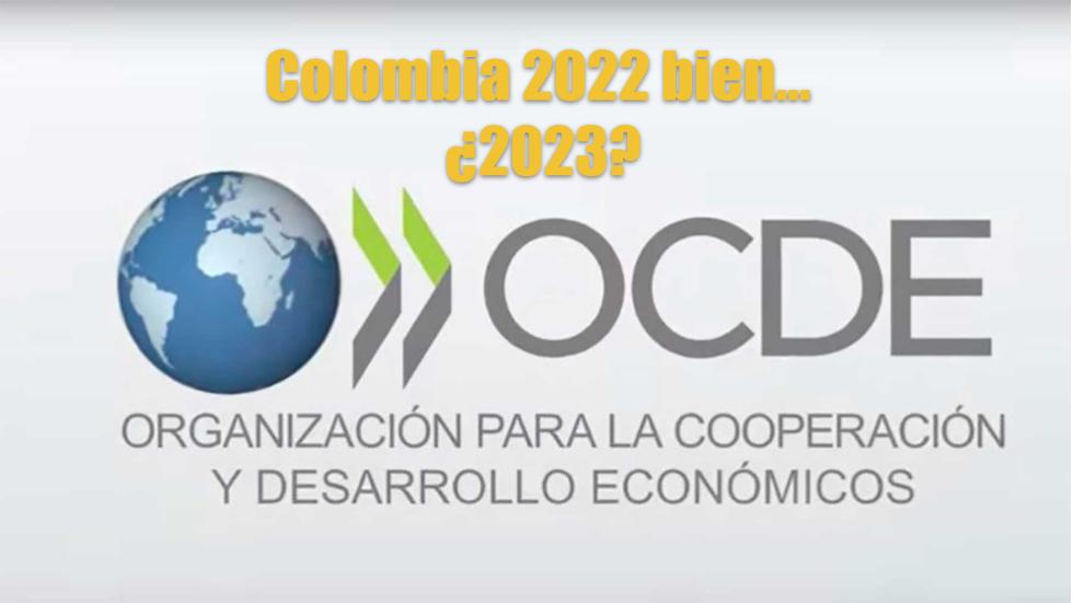 La economía global 2022 2023, riesgos: OCDE