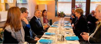 Presidente Iván Duque se reunió con los miembros del Senado francés